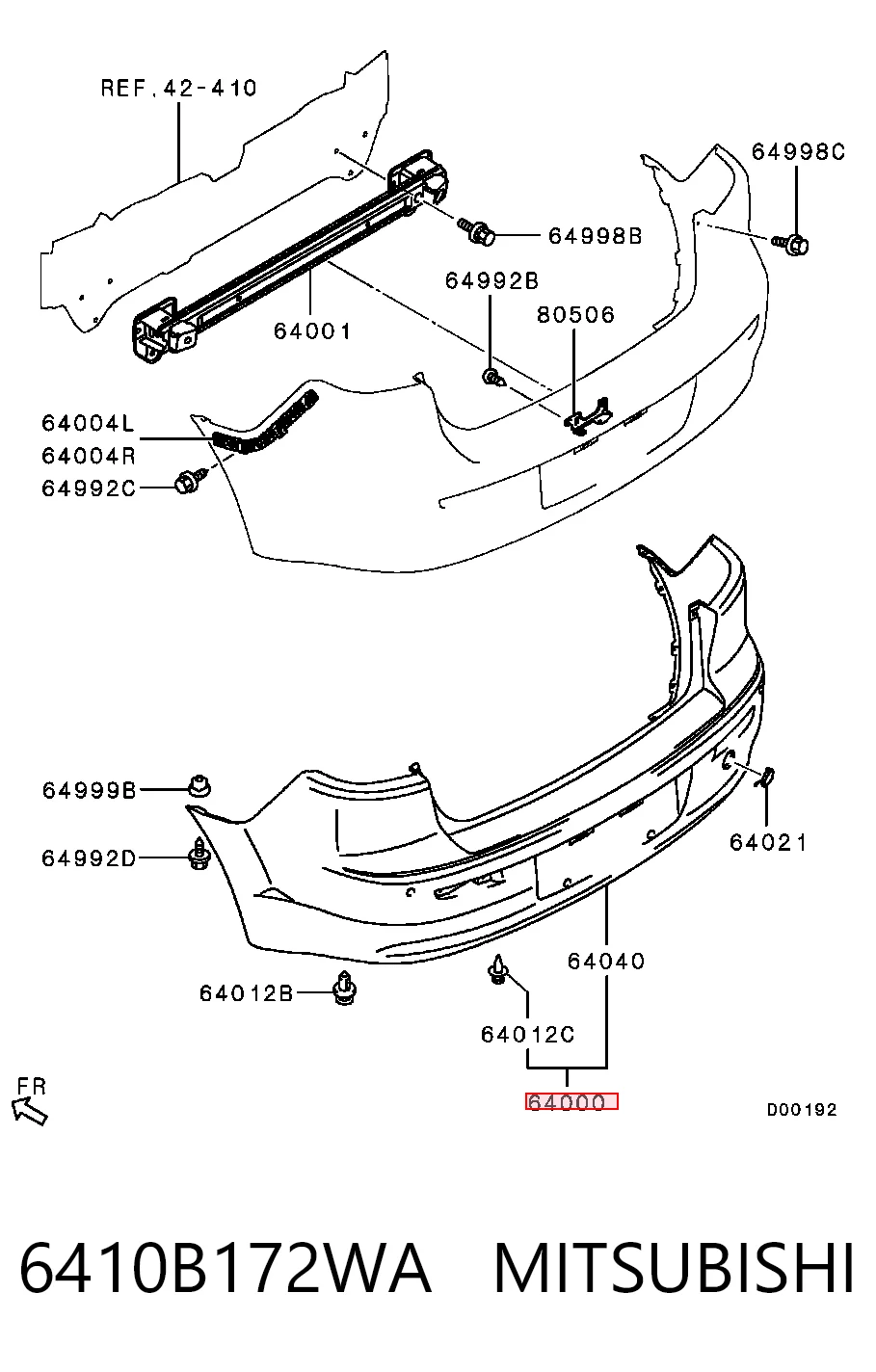 Бампер задний FPS 4811950 цена, от 79.03 USD