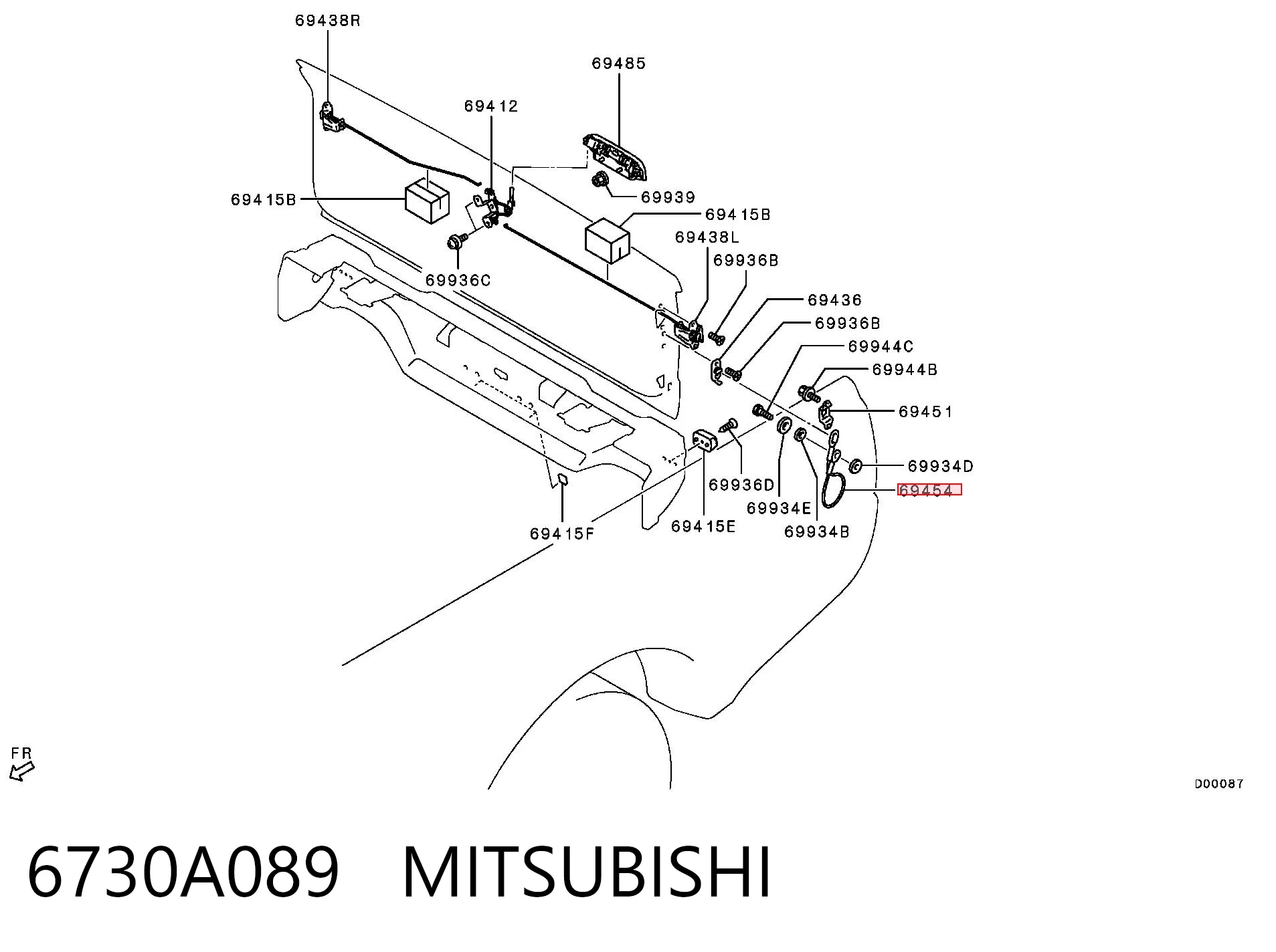 6730A089 Mitsubishi 