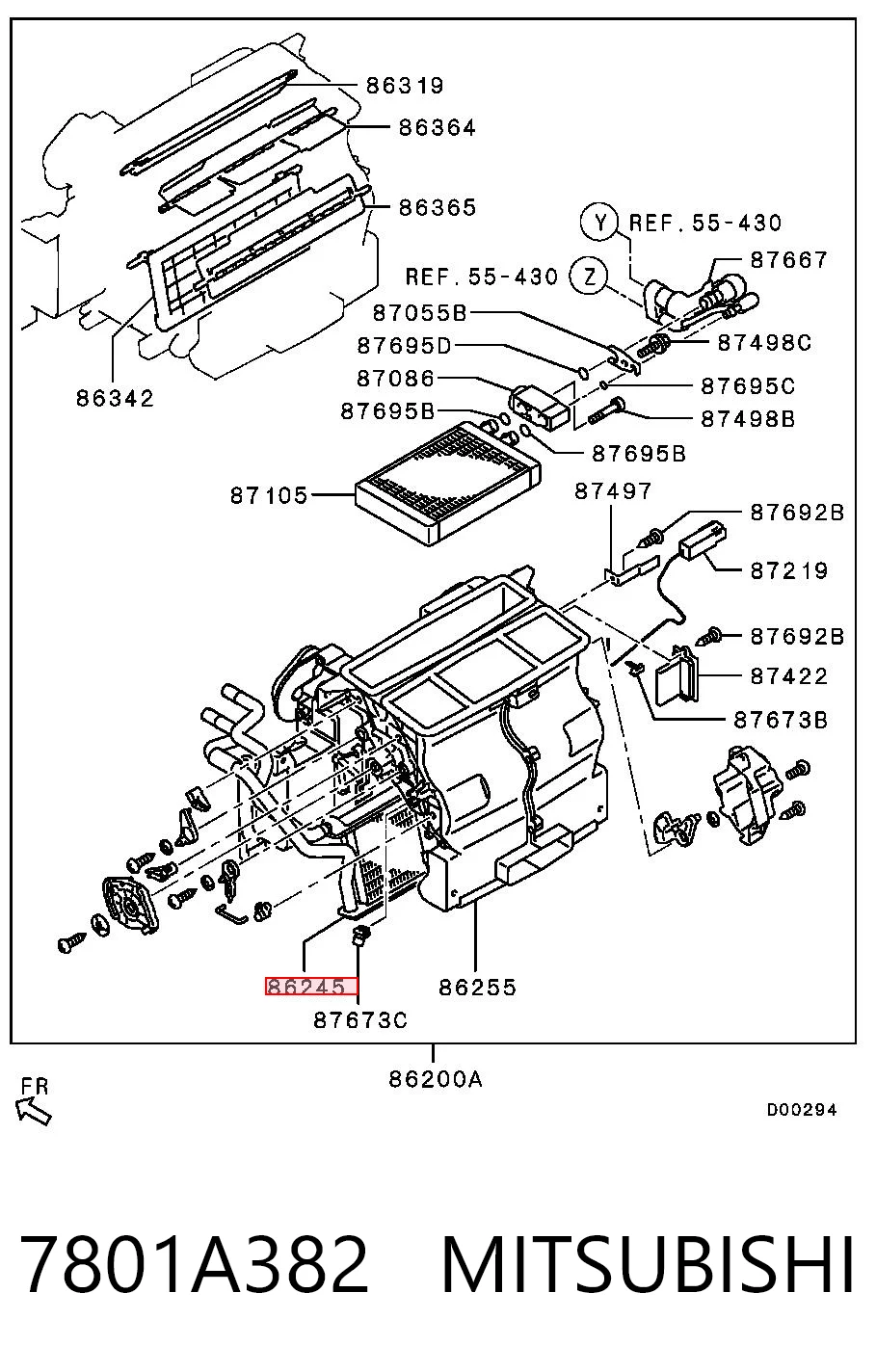 3S820003 AND Радиатор отопителя салона