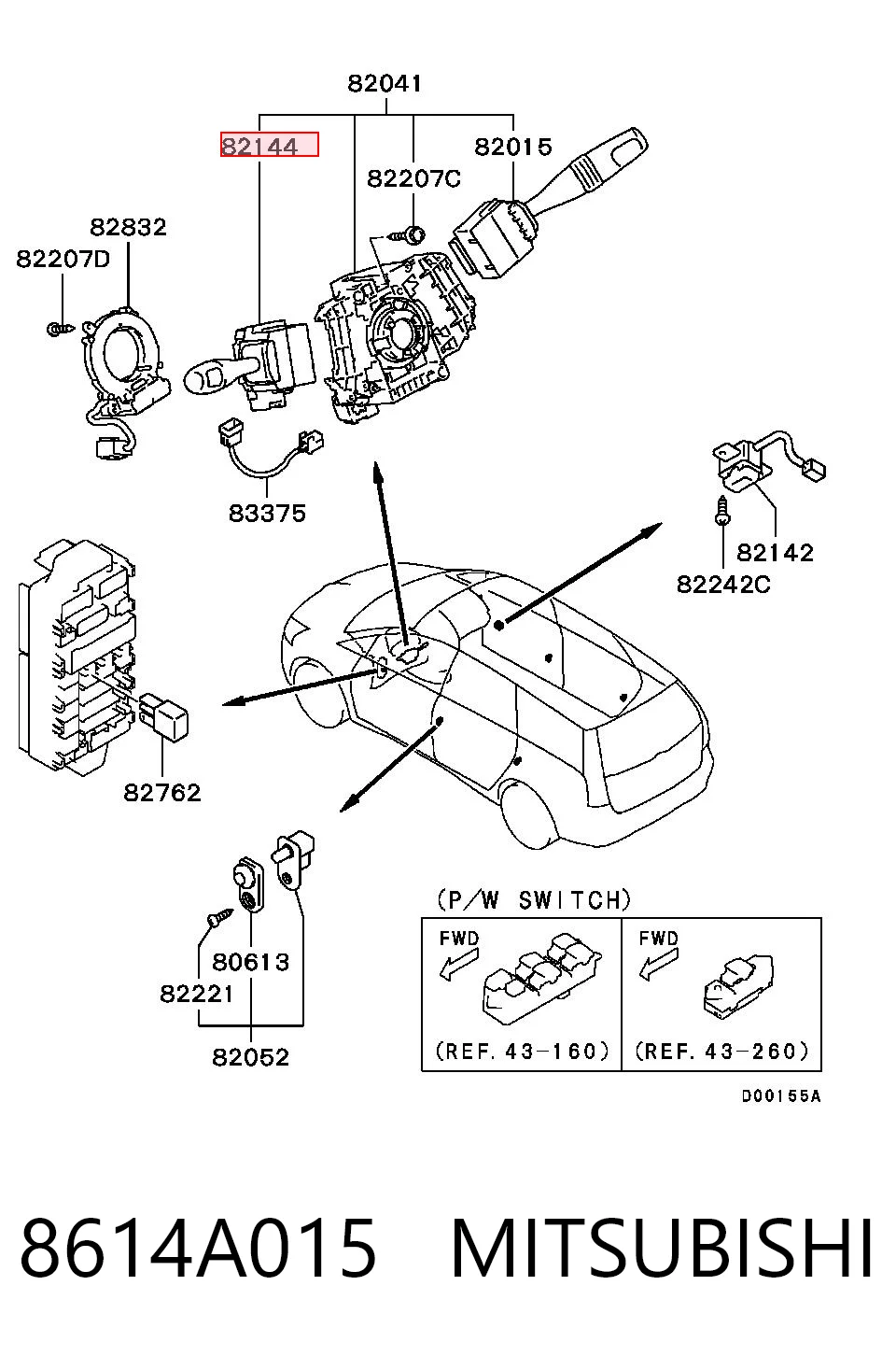 8614A015 Mitsubishi 