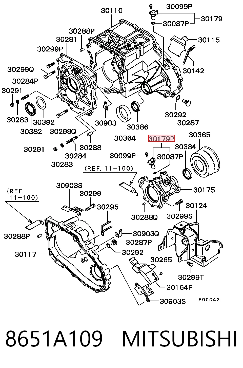 MD759164 Chrysler Датчик скорости спидометра