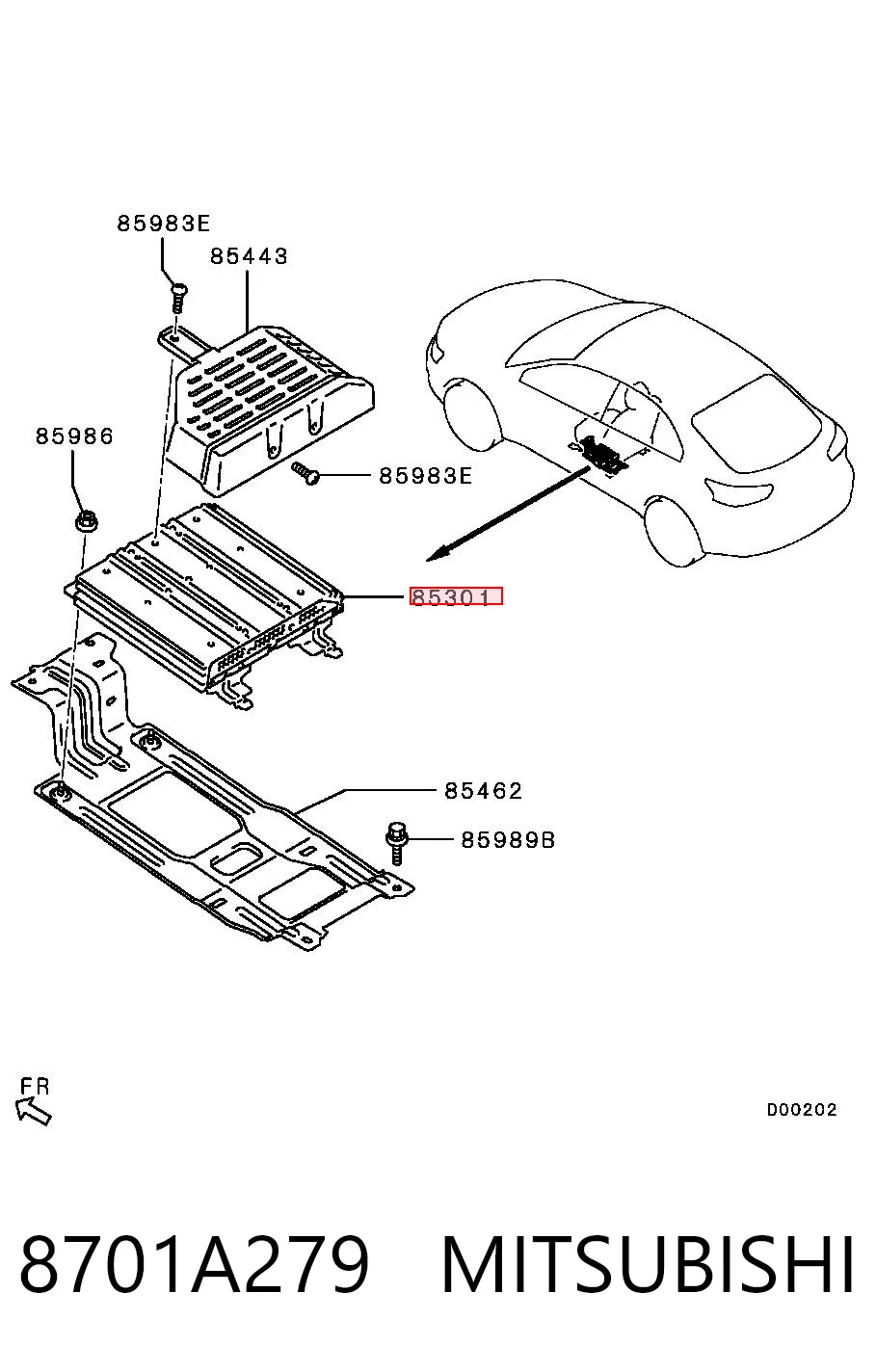 Купить 8701A256 Chrysler Усилитель звука аудиосистемы