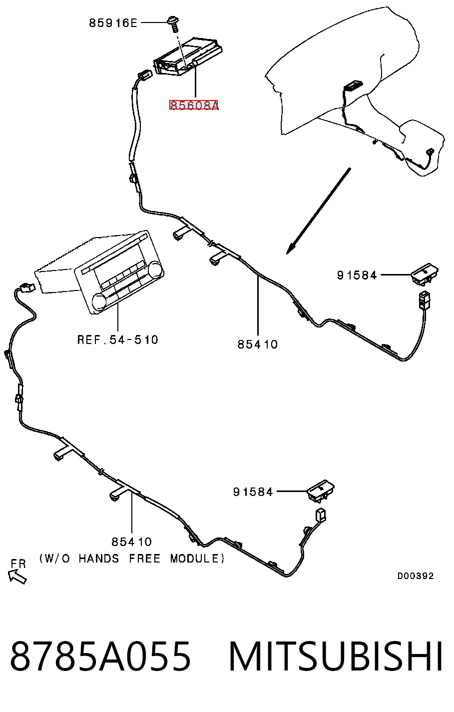 Купить 8785A061 Chrysler 