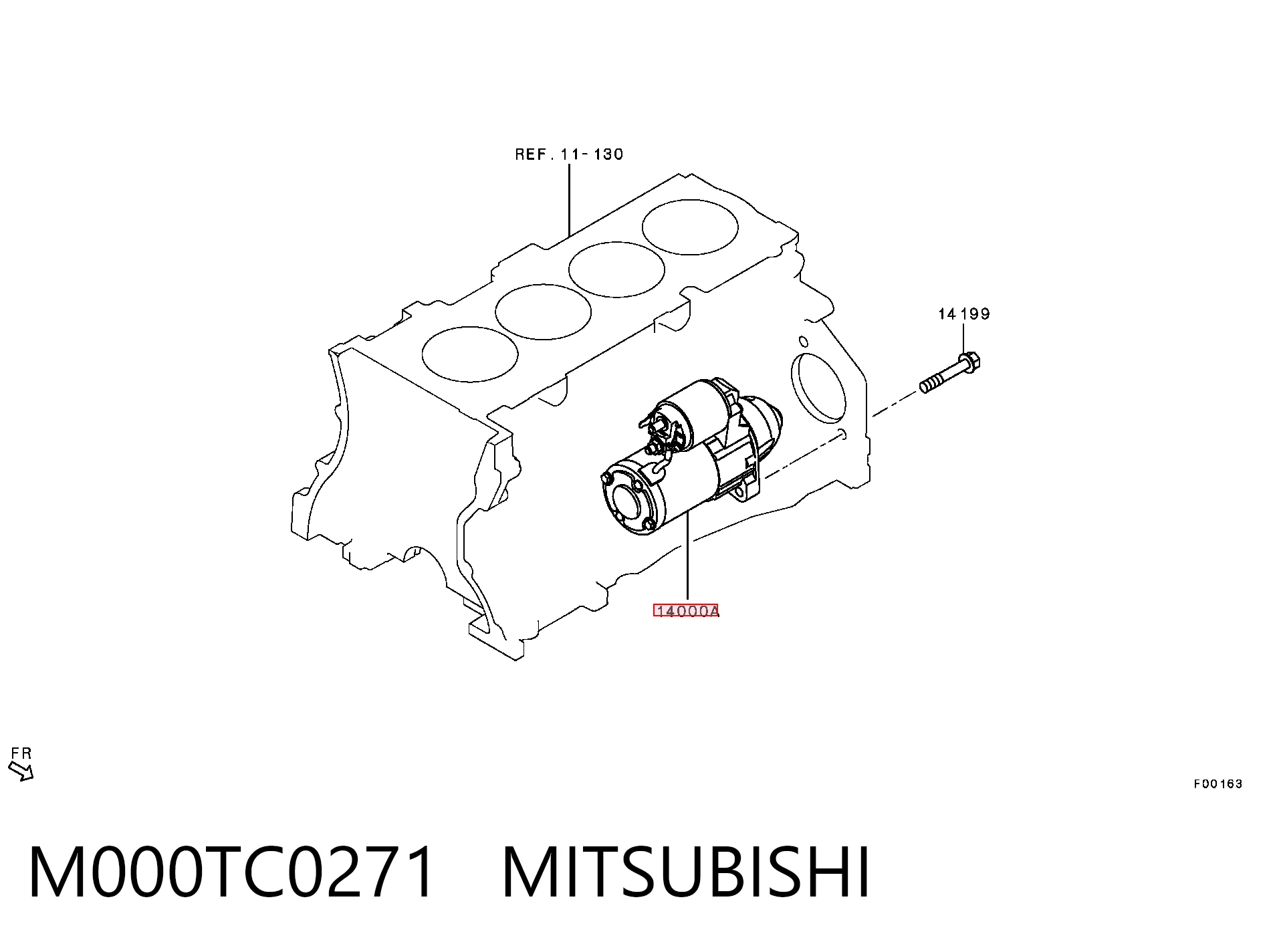 Стартер автомобиля на Mitsubishi Outlander III GF, GG