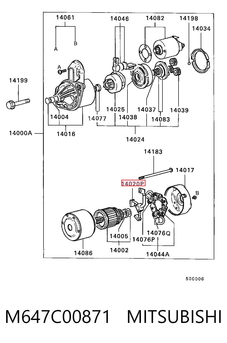 Щётка стартера Nissan Almera CLASSIC седан (B10RS) (2006 - 2012) цена, от 3.18 USD