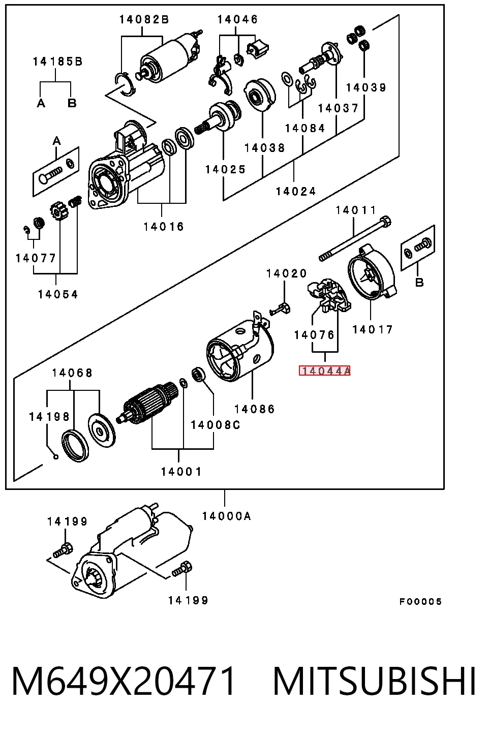 Щеткодержатель стартера 23378EB300 Renault (RVI)