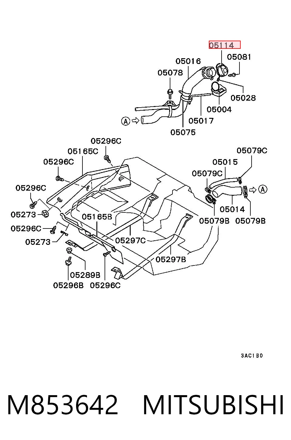 Купить MN120696 Chrysler Крышка бензобака