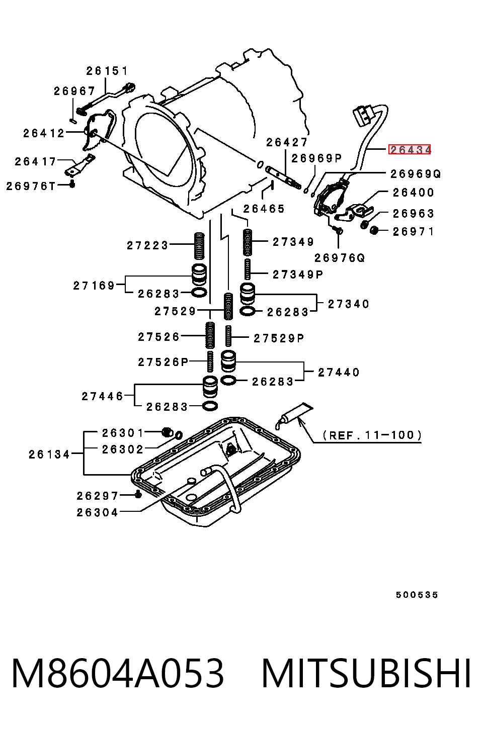 Датчик режимов работы АКПП 3S919016 AND