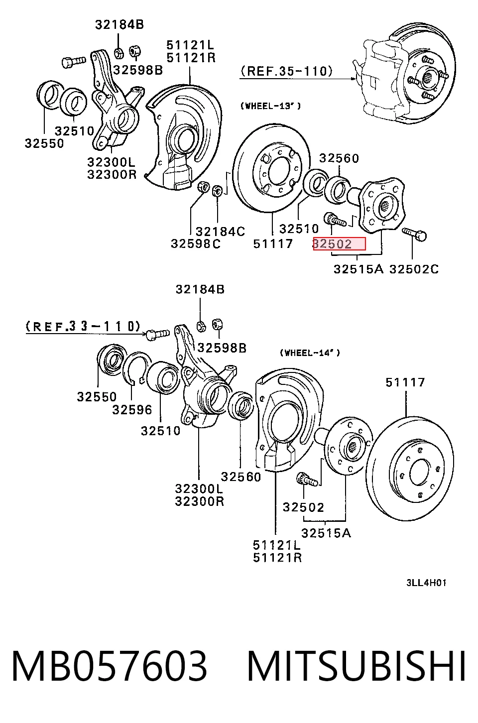 MB057603 Mitsubishi