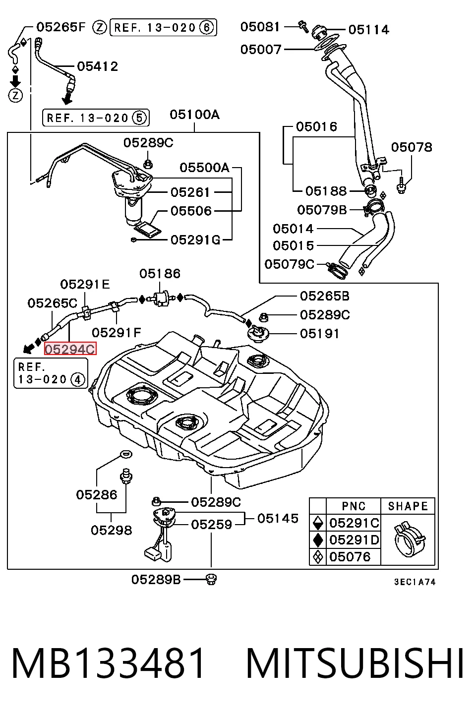  Chrysler MB044012 цена, от 4.86 USD