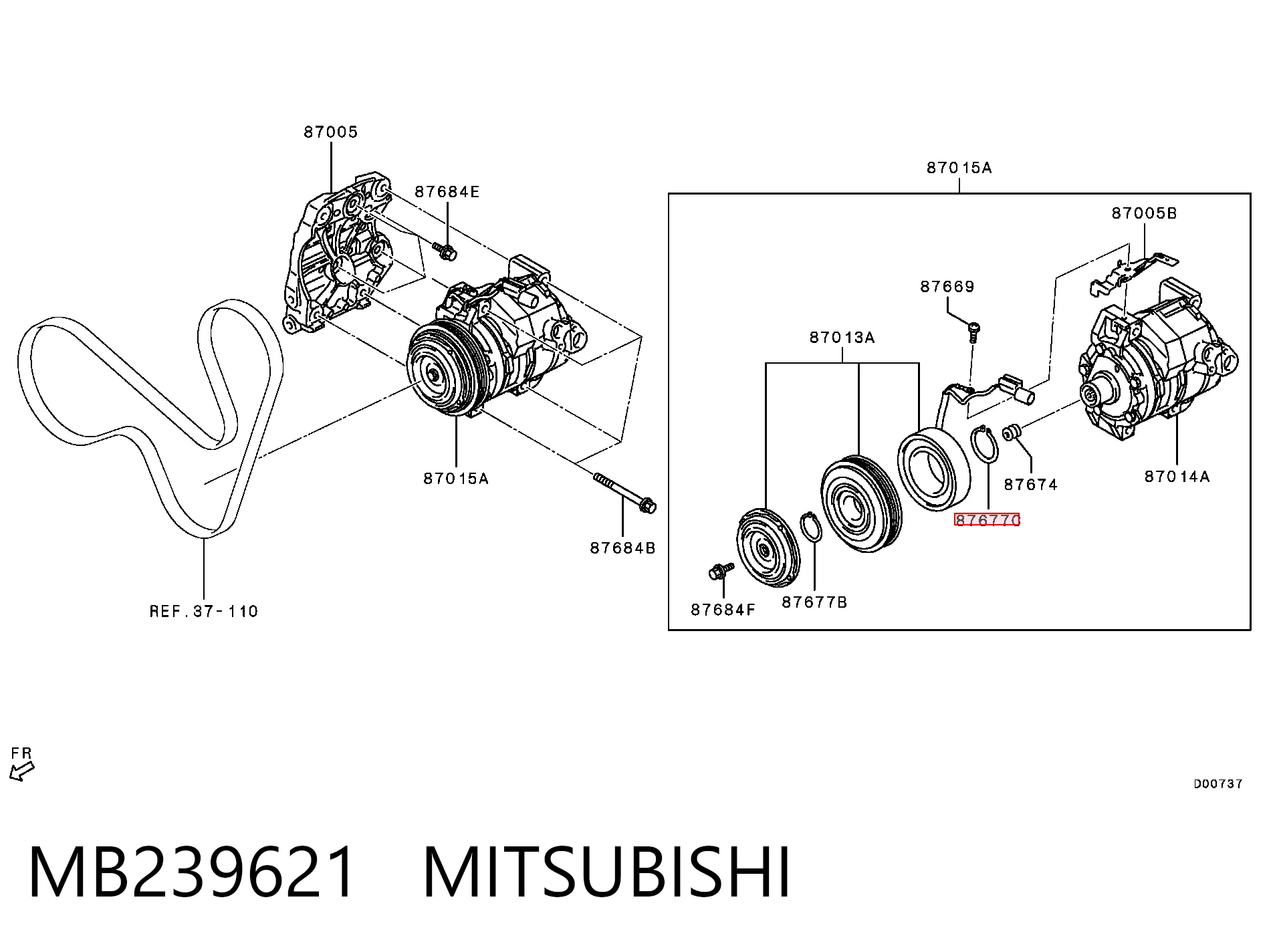 MB239621 Mitsubishi