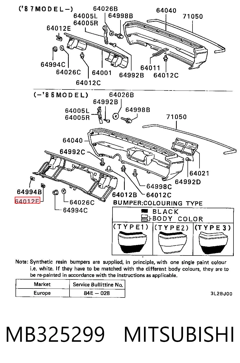 MB325299 Mitsubishi 