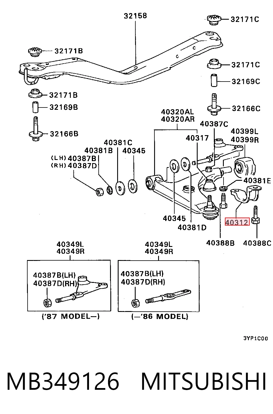 MB349126 Mitsubishi