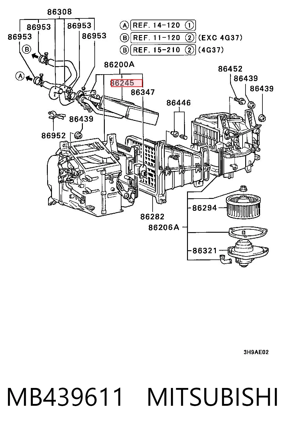 MB439611 Mitsubishi