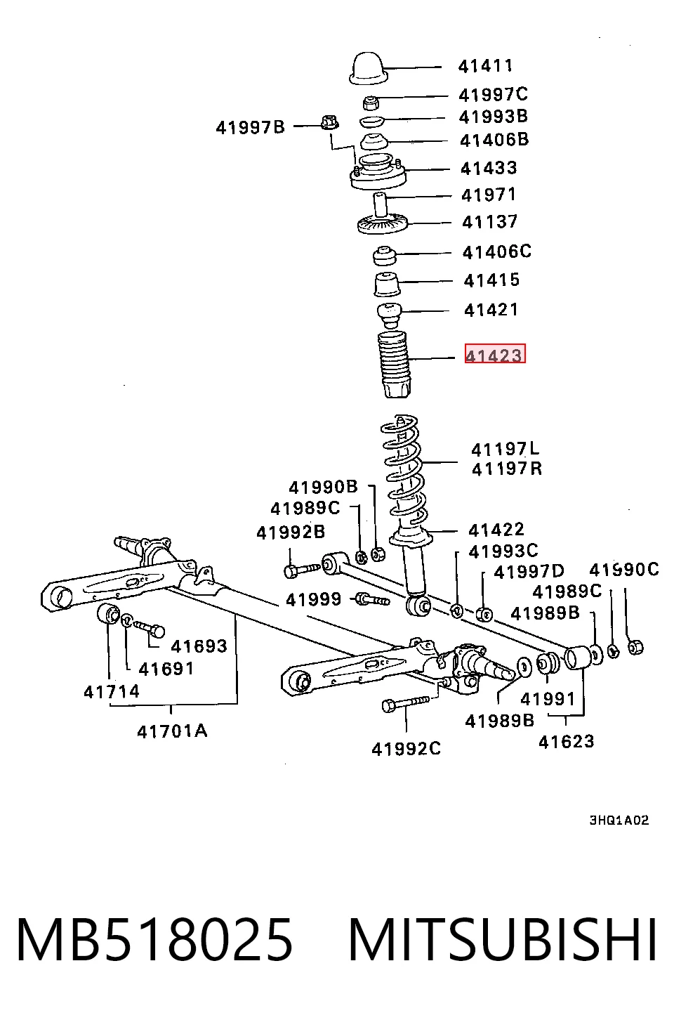 MB518025 Mitsubishi