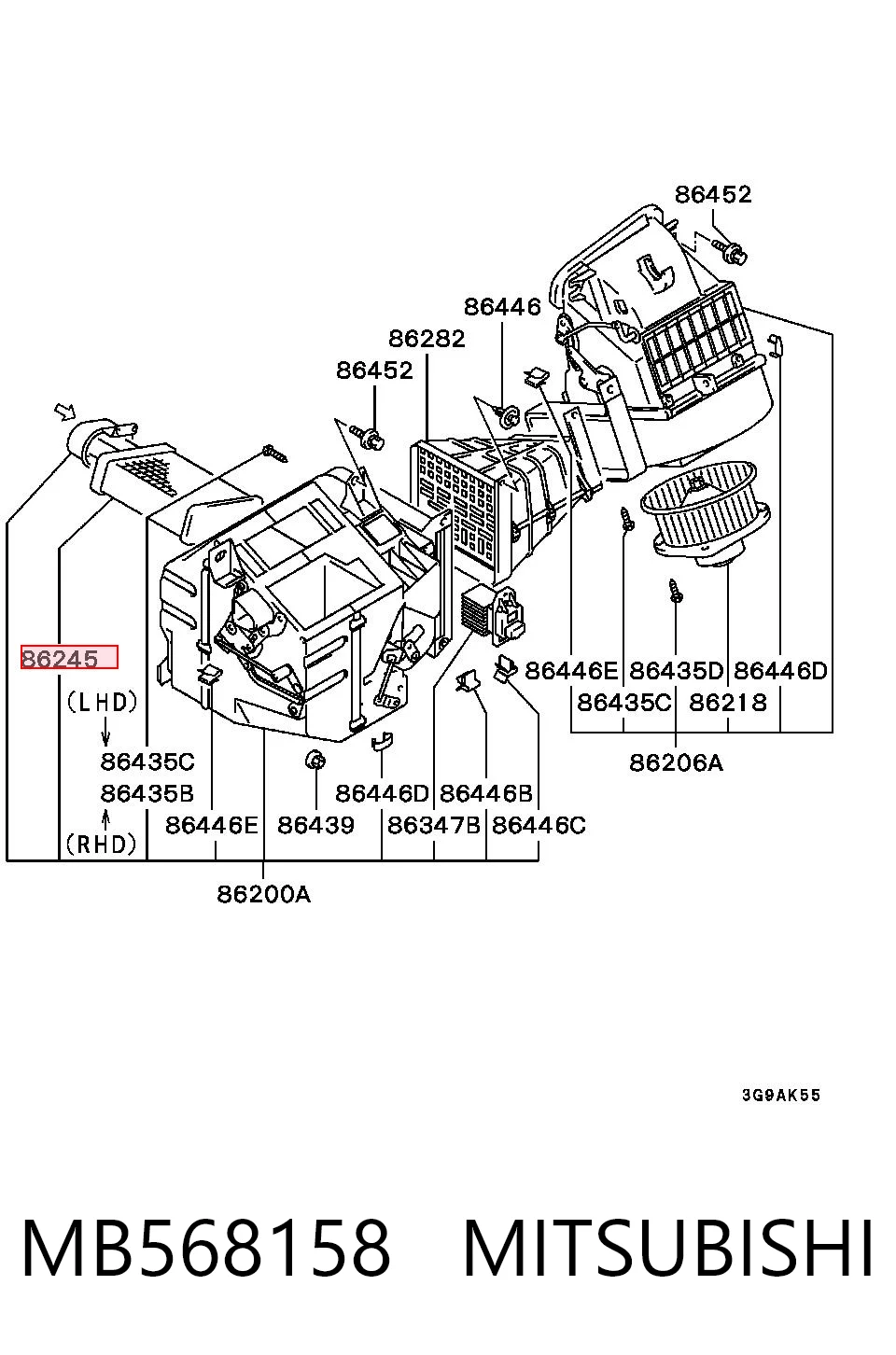 MB568158 Mitsubishi