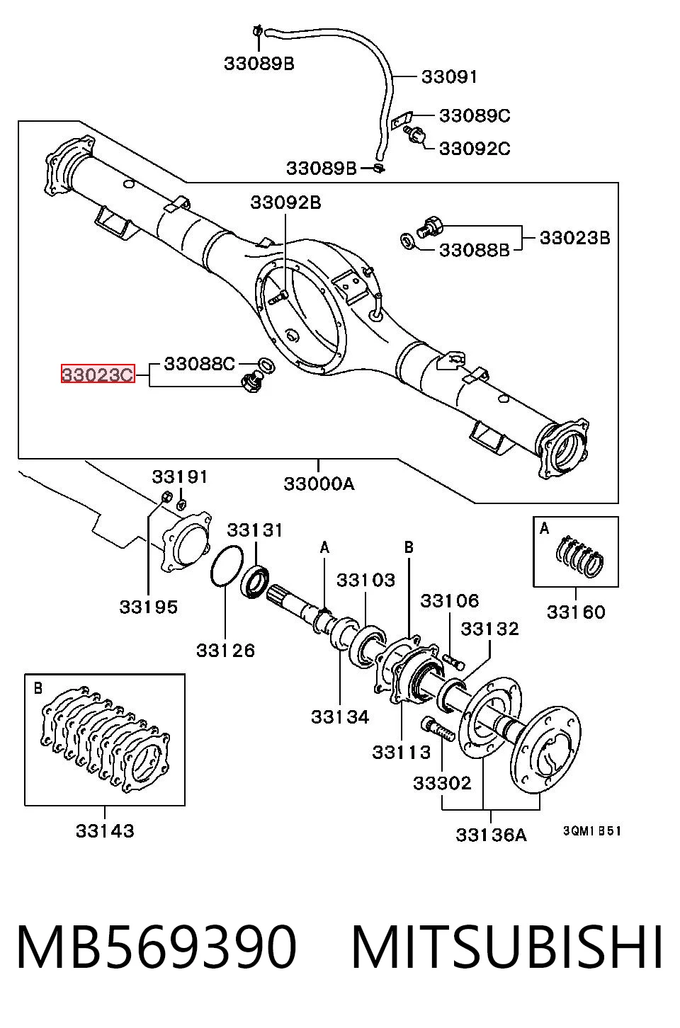 Купить MB569372 Chrysler Пробка поддона двигателя