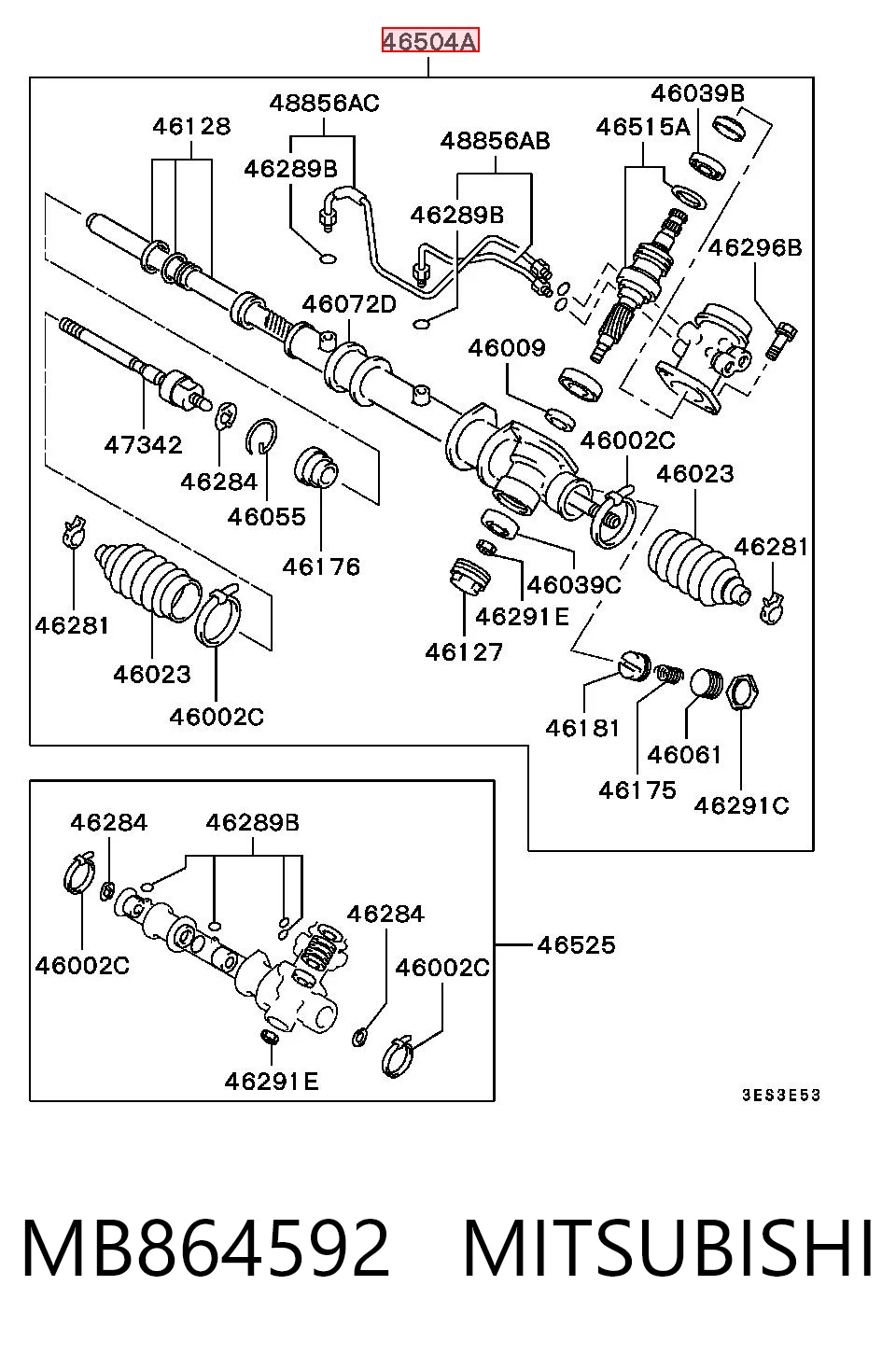 Рулевая рейка SGA539L Polcar
