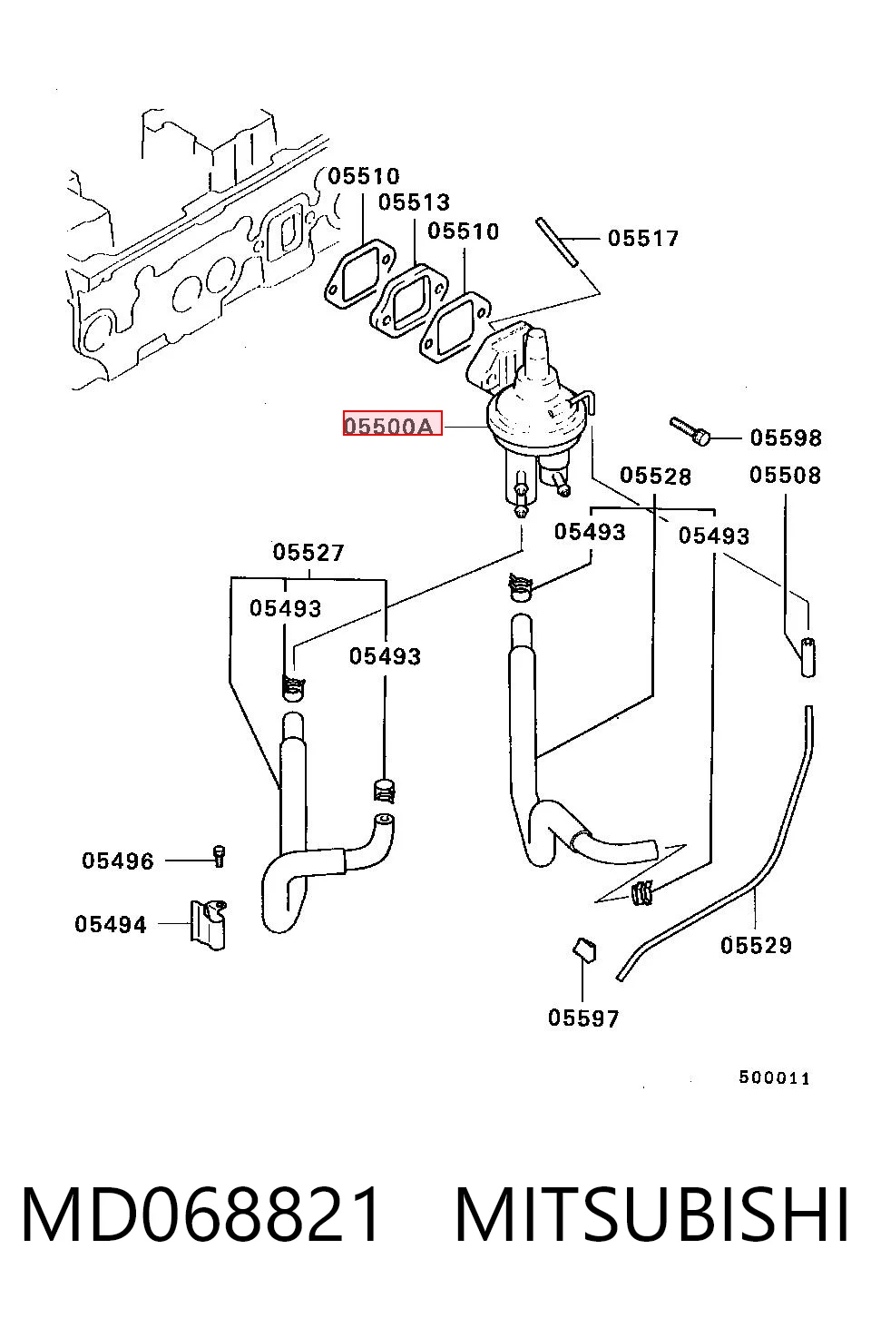 Топливный насос механический Proton MD997695 цена, от 30.19 USD