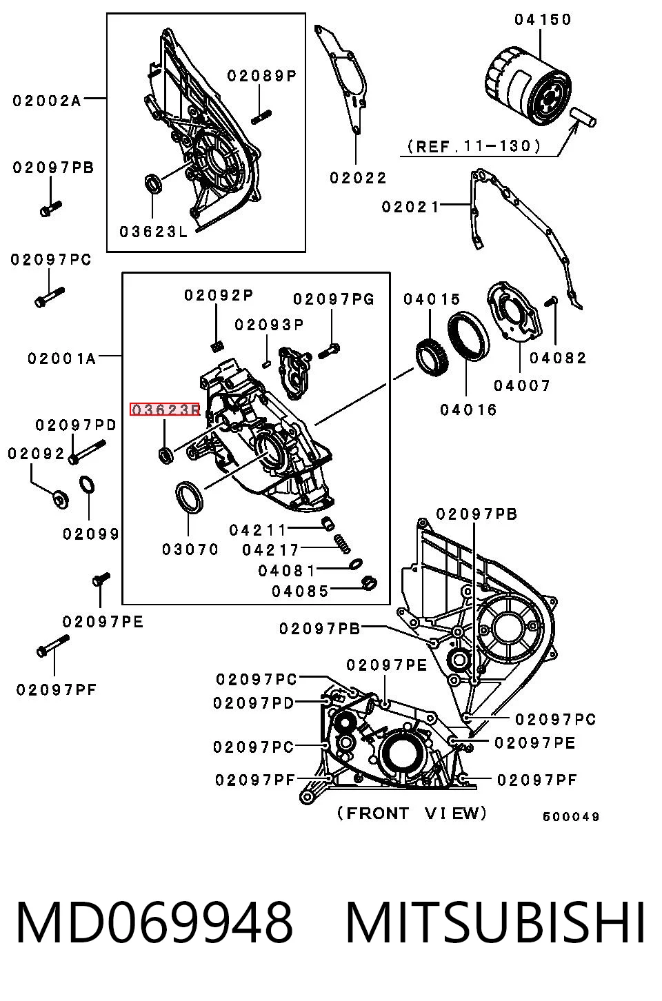 Сальник масляной помпы Mercedes 3760017100 цена, от 1.79 USD