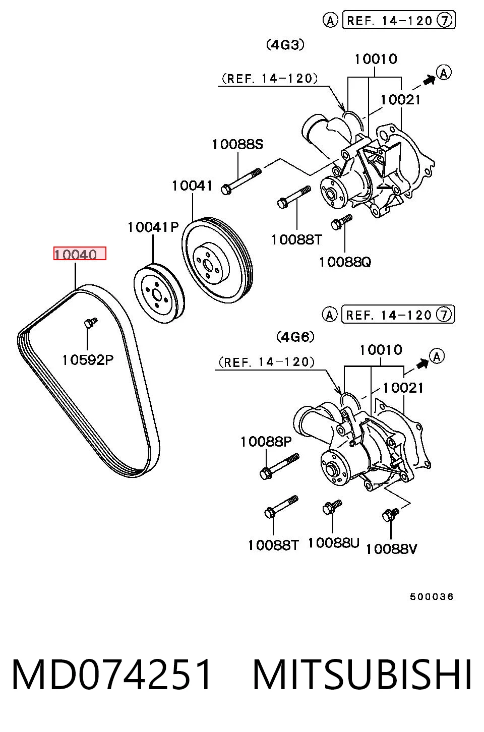 4483174 Fiat/Alfa/Lancia Поликлиновый ремень