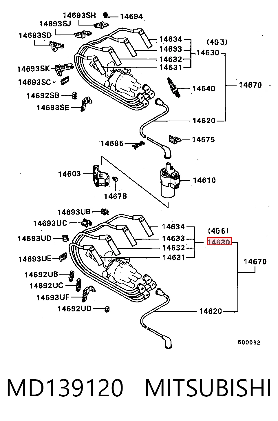 Высоковольтные провода RCME51 NGK