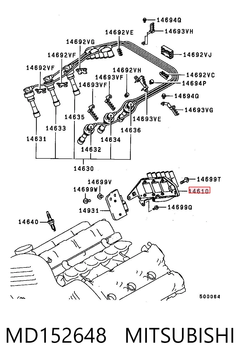 Катушка зажигания U3020 NGK
