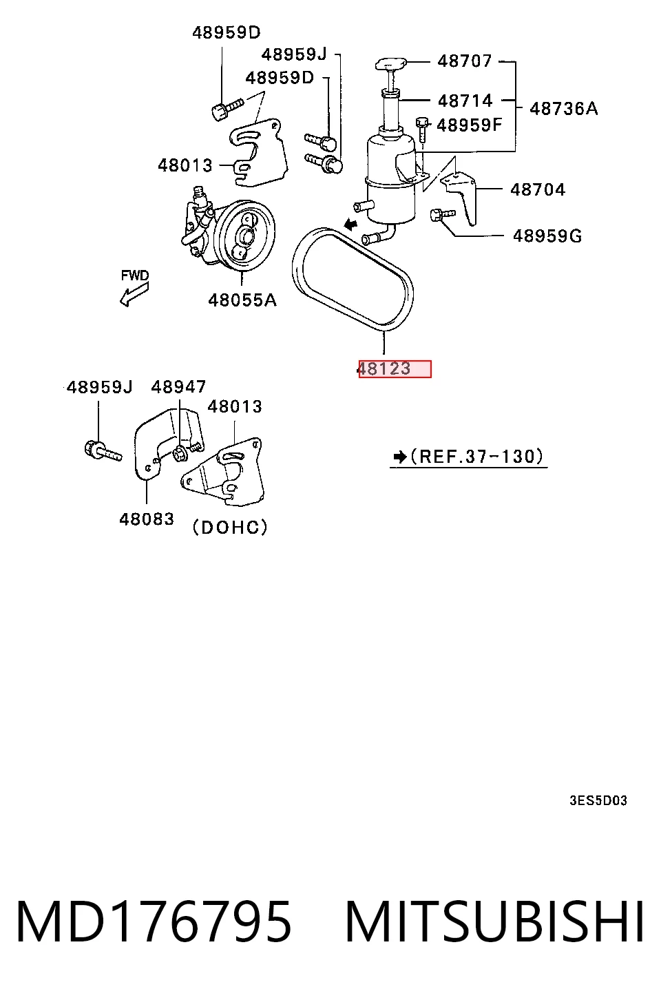 Ремень генератора 5723124000AT Hyundai/Kia