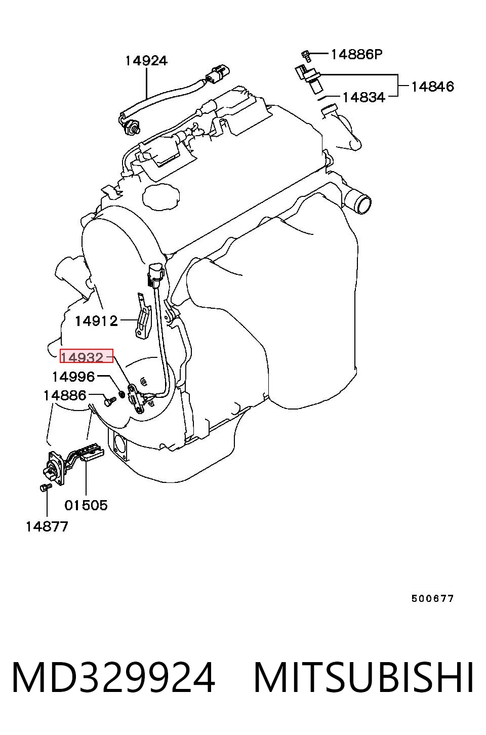 Датчик положения коленчатого вала Chrysler MD329924 цена, от 12.65 USD