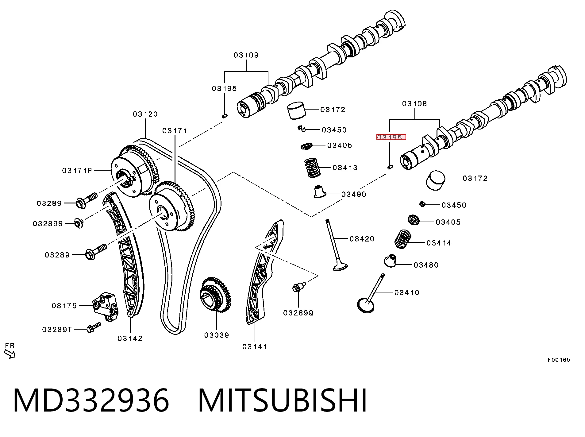 MD332936 Mitsubishi