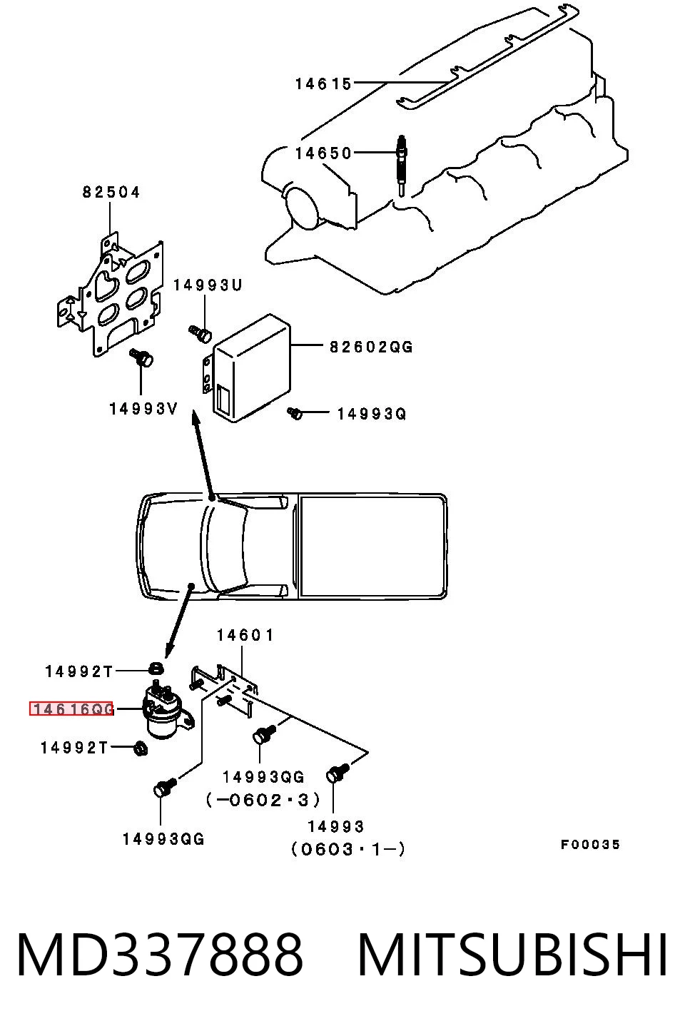 Реле управления Mitsubishi L 200 III пикап (K60, K70) (1996 - 2007) цена, от 12.67 USD