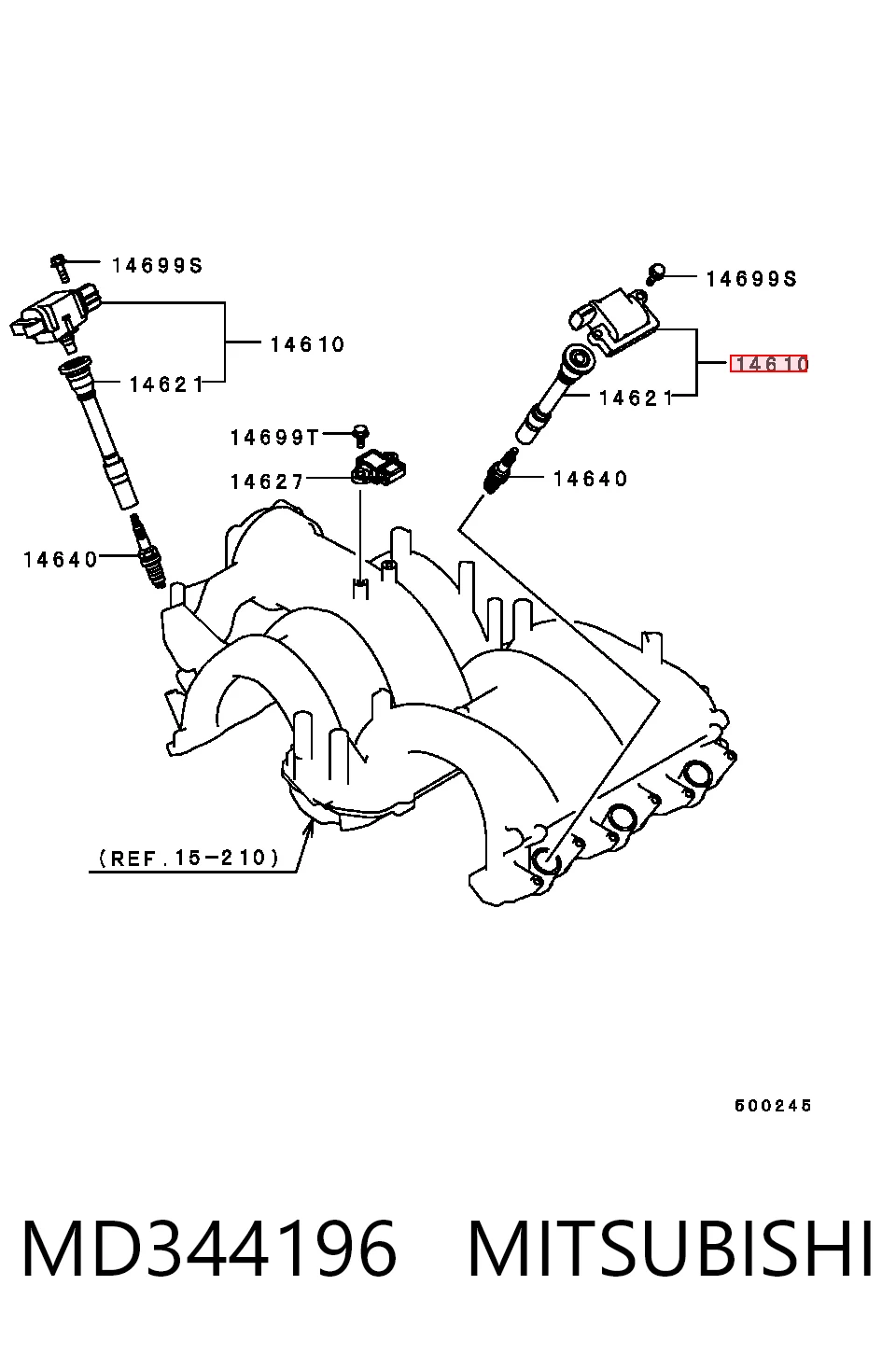 Катушка зажигания U5165 NGK