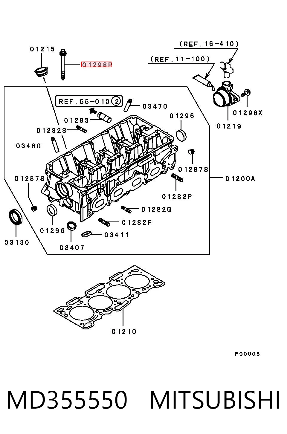 Болт головки блока цилиндров, ГБЦ Mitsubishi Lancer IX седан (CSA) (2003 - 2008) цена, от 4.01 USD