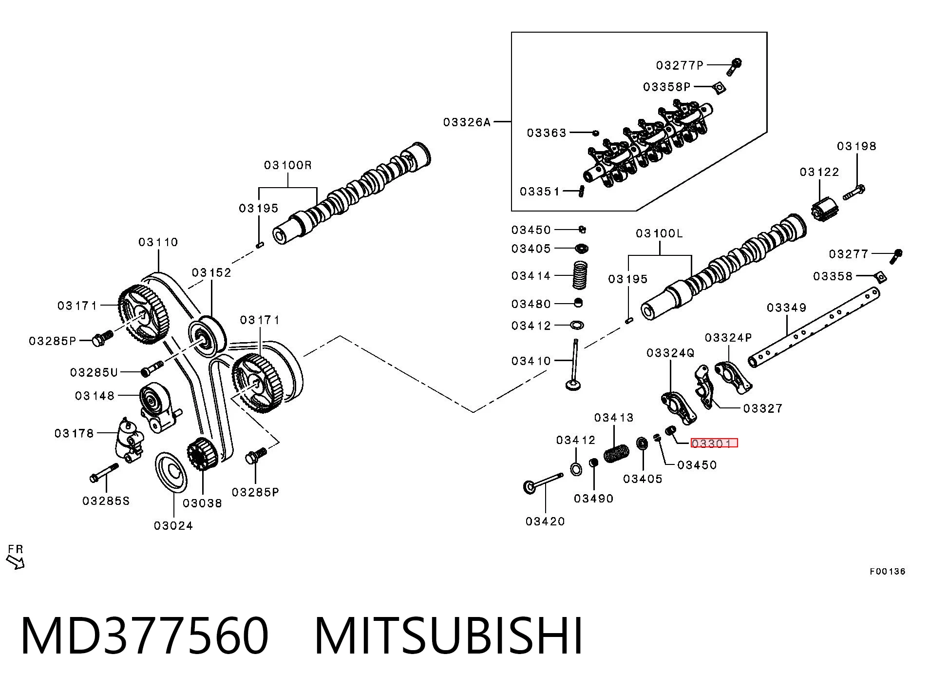 Гидротолкатель Dadi SMD377561