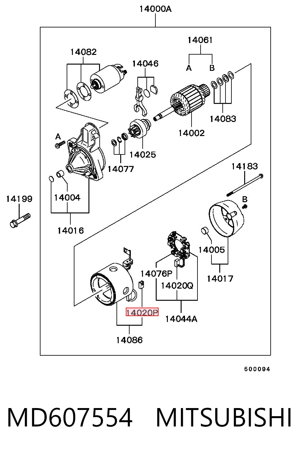 Купить 940113190130 Magneti Marelli Щетки стартера