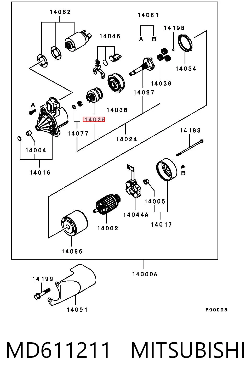 Бендикс стартера PSH 060000062136