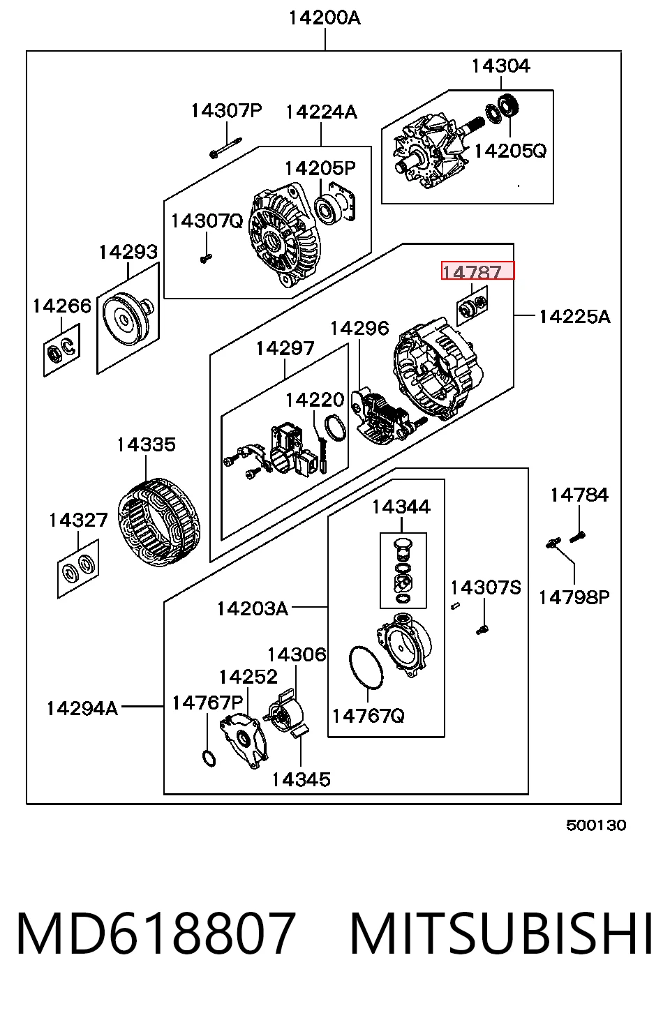 MD618807 Mitsubishi