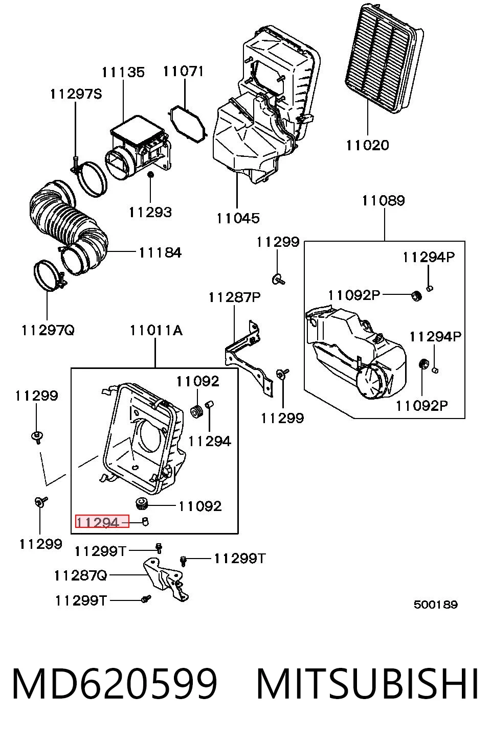 MD620599 Mitsubishi