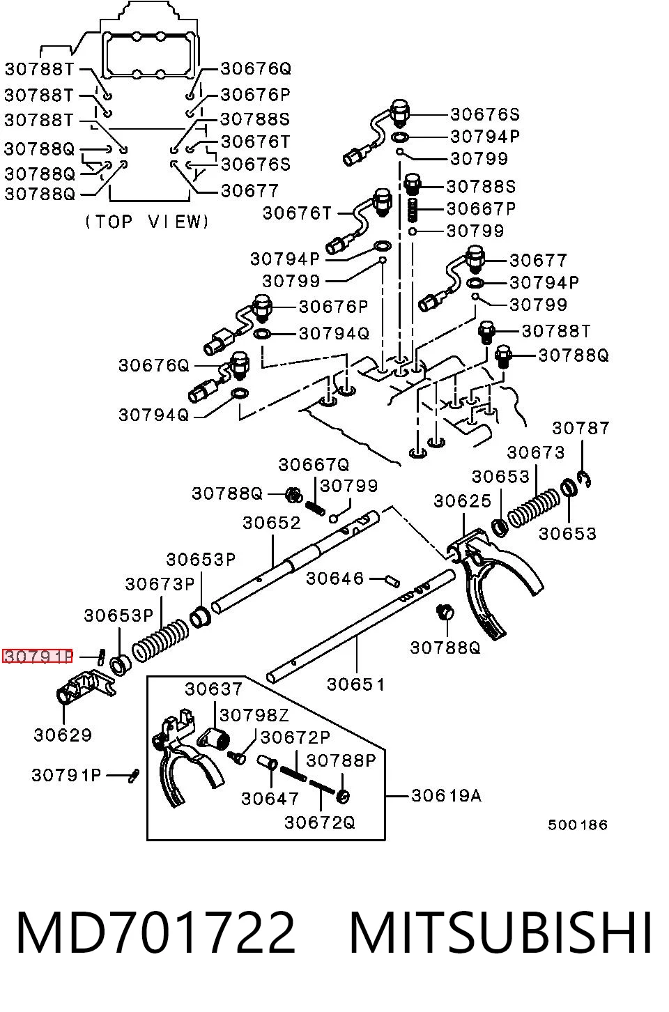 MD701722 Mitsubishi 