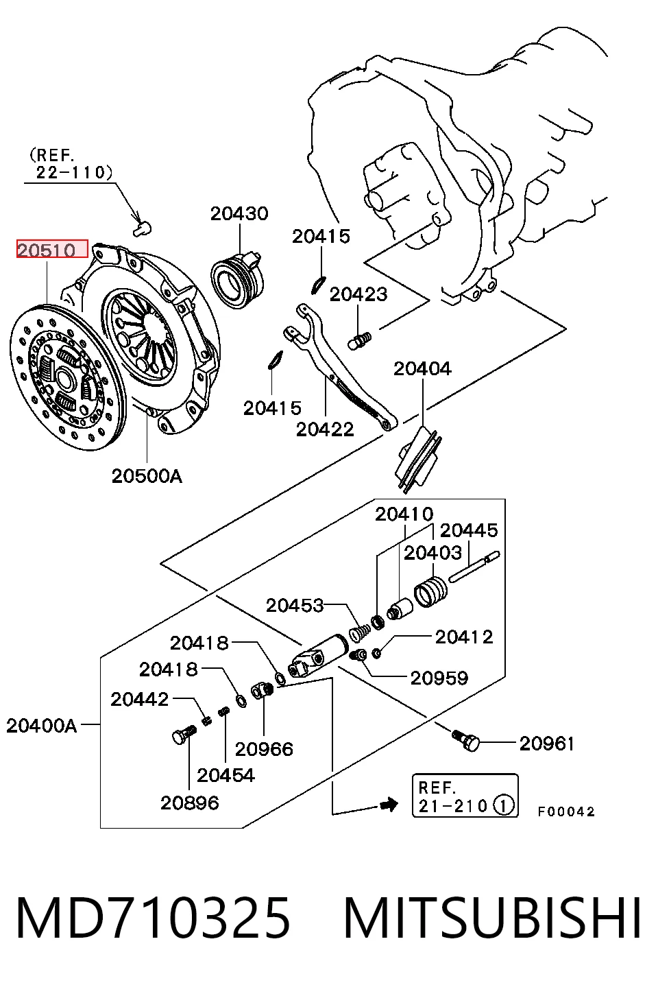 Купить MBD022UF Exedy Диск сцепления