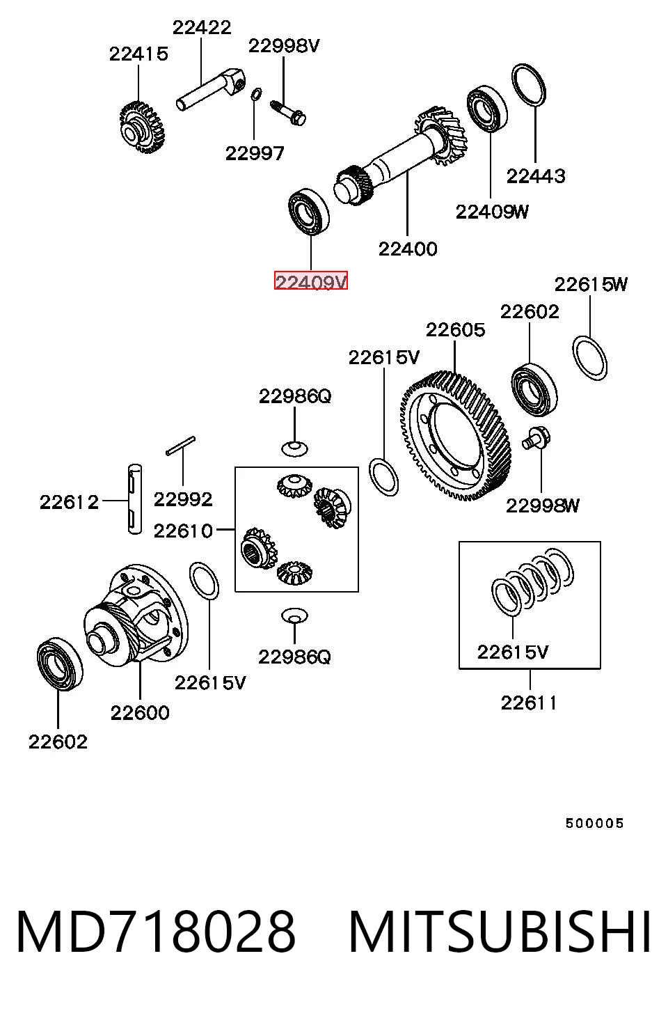 Подшипник промежуточного вала КПП Honda 8944720990 цена, от 19.22 USD