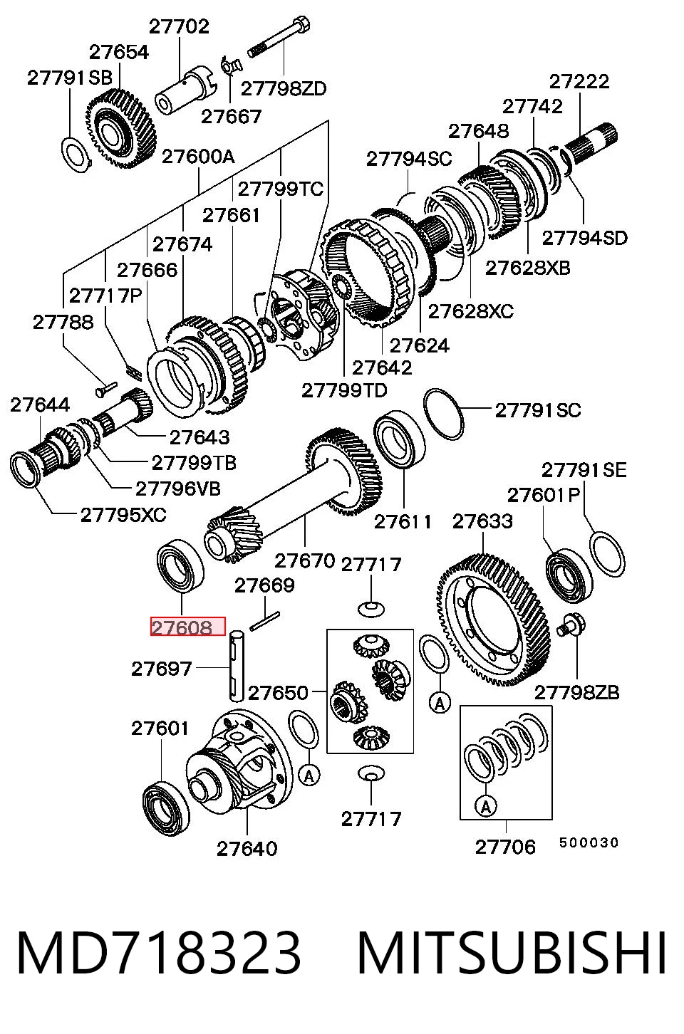 Купить 7703090034 Renault (RVI) Подшипник передней ступицы