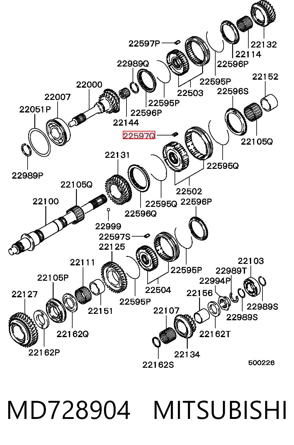 MD728904 Mitsubishi