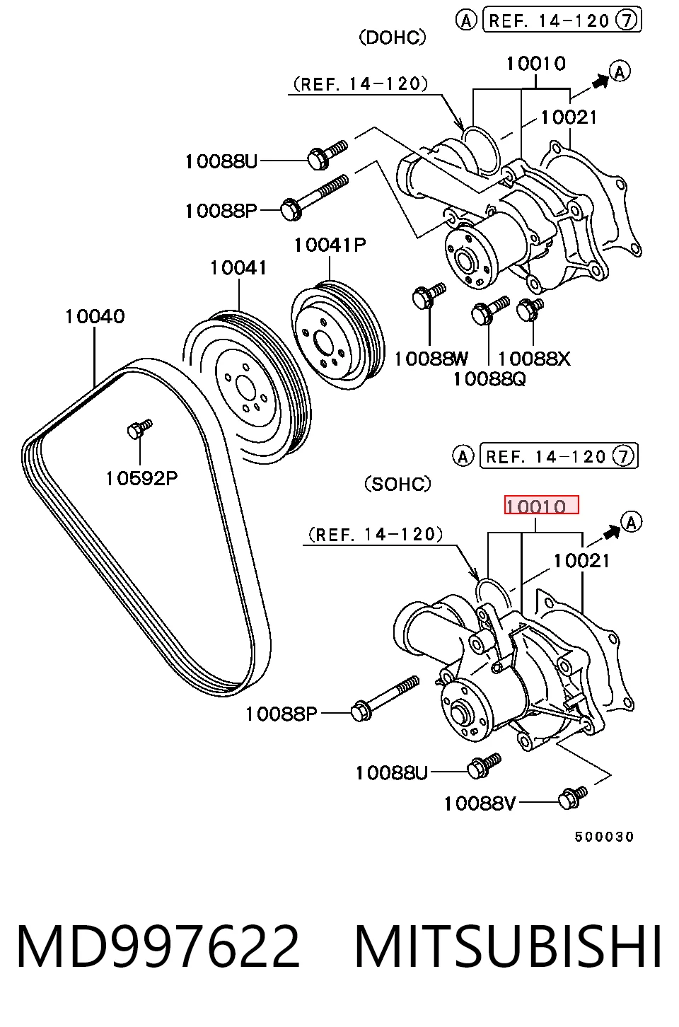Помпа охлаждения GMB D15019 цена, от 28.99 USD