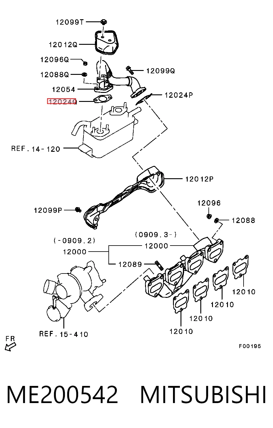 Прокладка коллектора выпускного AND 3S145033 цена, от 4.38 USD