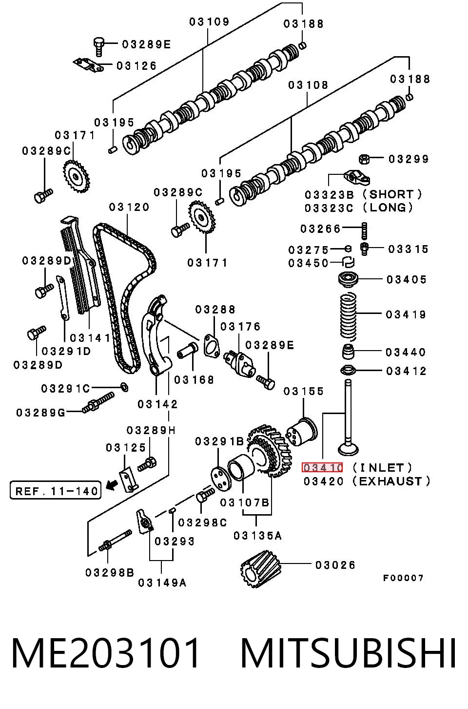 NEV629IN NIPPON MOTORS Впускной клапан