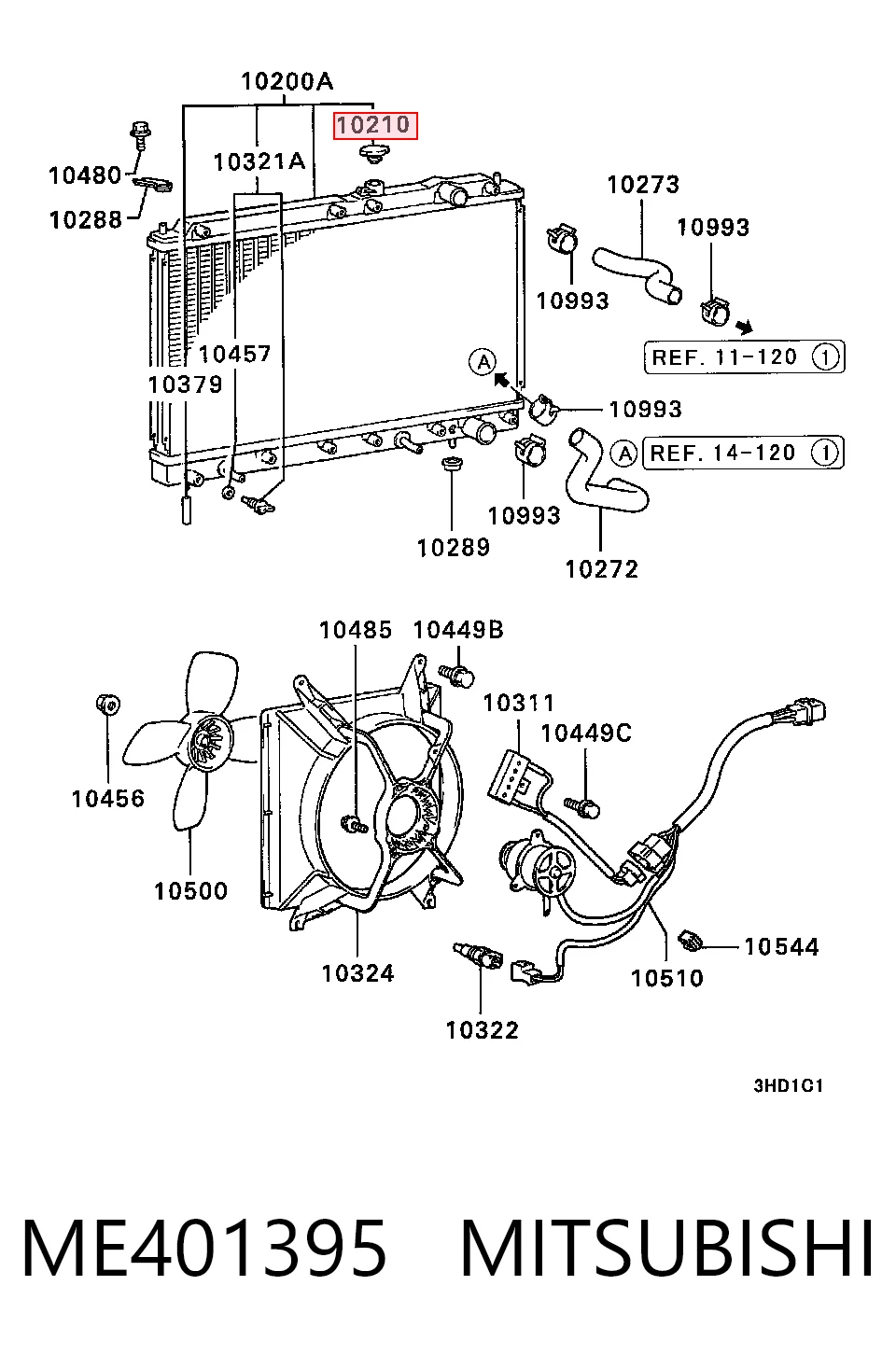Купить XM348100CA Ford Крышка радиатора