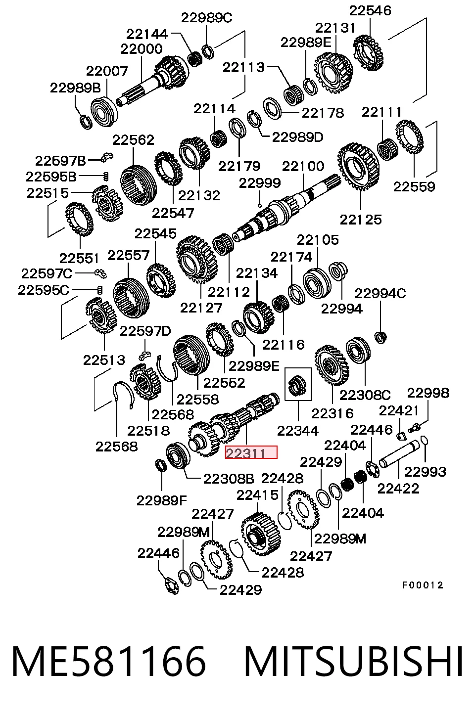 ME581166 Chrysler 