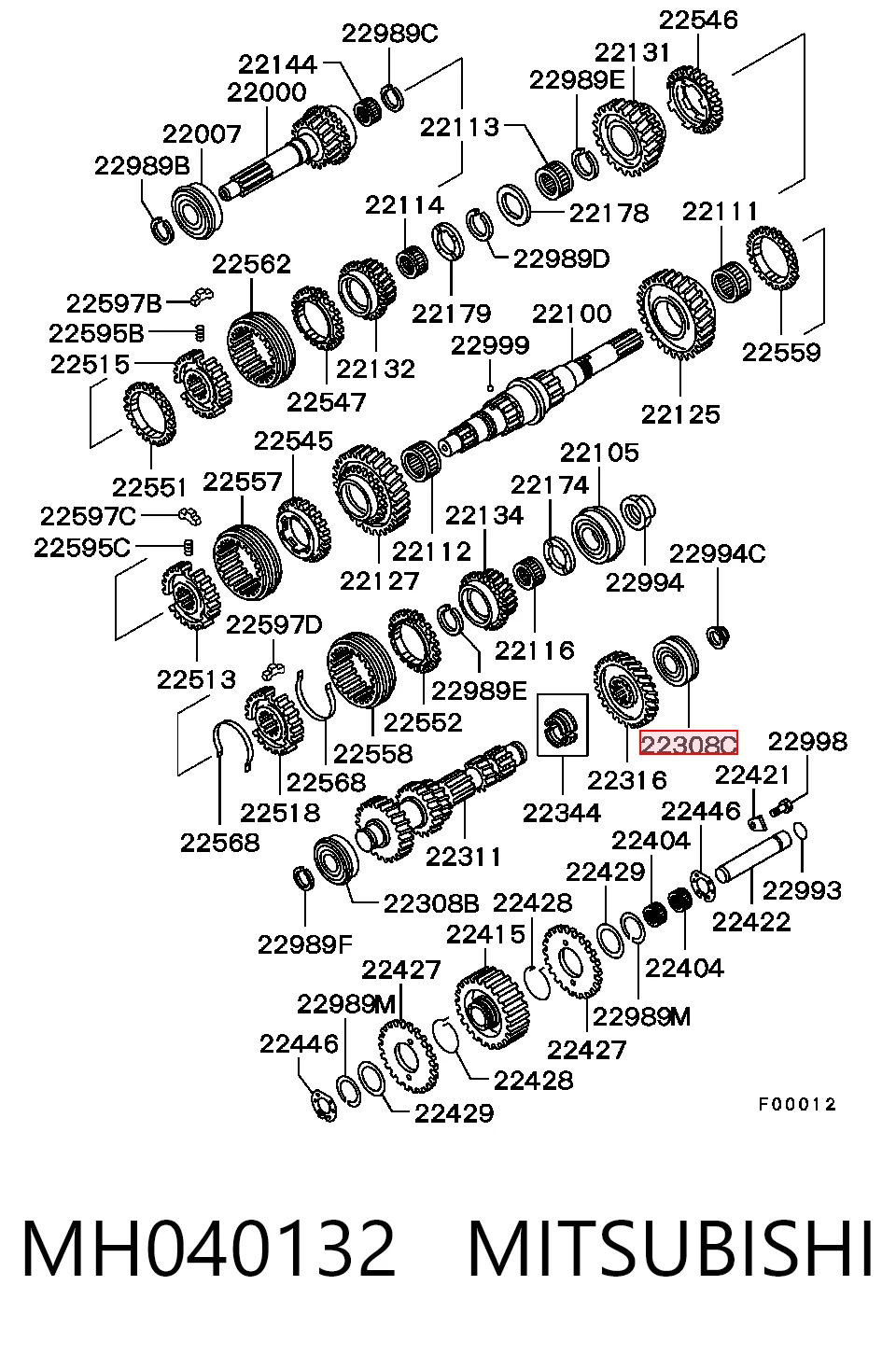 Подшипник задней ступицы 6328LLUNR2AS SNR