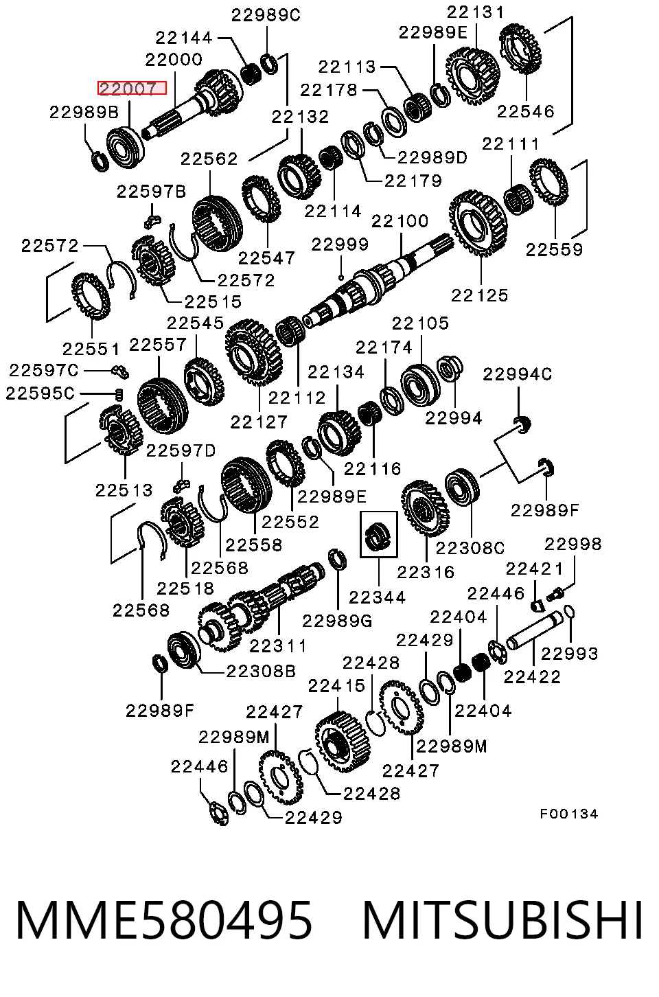 6332HL1DDANRC3 KBC Подшипник главного вала КПП